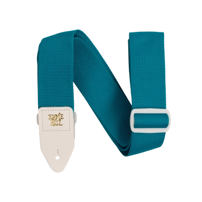 Ernie Ball - Polypro Guitar Strap - Teal & White