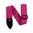 Ernie Ball - Polypro Guitar Strap - Raspberry & Black