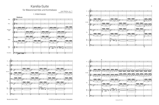 Karelia Suite Op. 11 - Sibelius/Middleton - Wind Ensemble/Double Bass