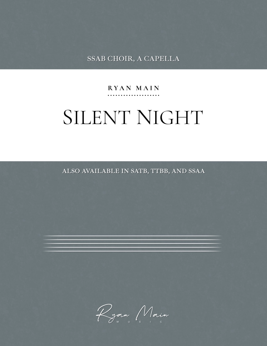 Silent Night - Mohr/Gruber/Main - SSAB