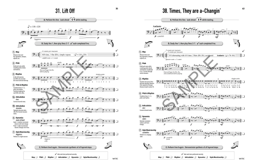 The Art IN Sight Reading - Morrison - Bassoon /Trombone /Baritone B.C. - Book