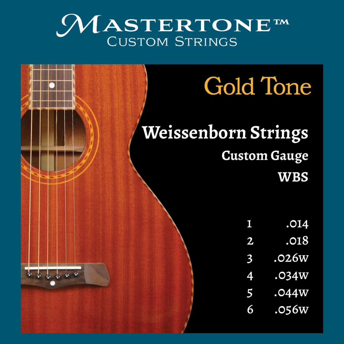 Weissenborn Strings for Acoustic Guitar - Custom Gauge