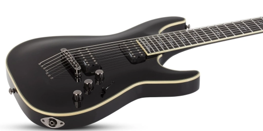 C-7 Blackjack 7-String Electric Guitar - Black