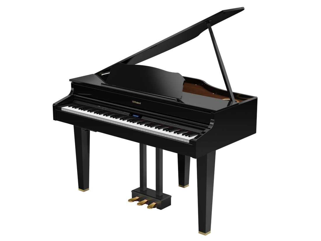 GP607 Digital Grand Piano - Polished Ebony