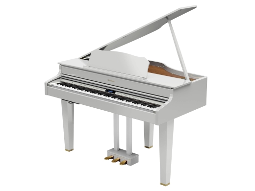 Roland - GP607 Digital Grand Piano - Polished White