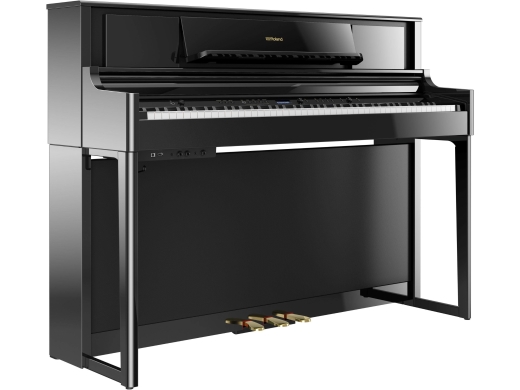 Roland - LX705 Digital Piano with Stand - Polished Ebony