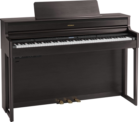 Roland - HP704 Digital Piano with Stand - Dark Rosewood