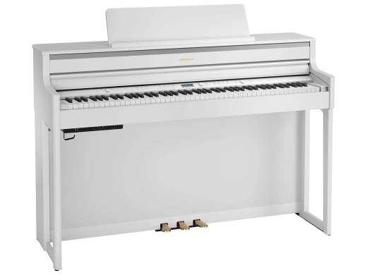 Roland - HP704 Digital Piano with Stand - White