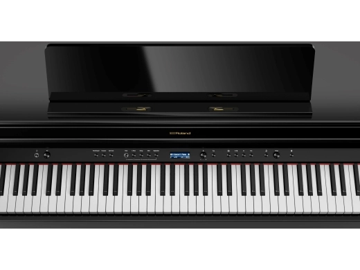 HP704 Digital Piano with Stand - Polished Ebony