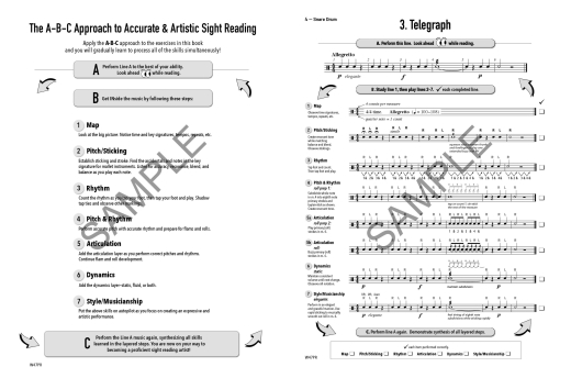 The Art IN Sight Reading - Morrison - Percussion - Book