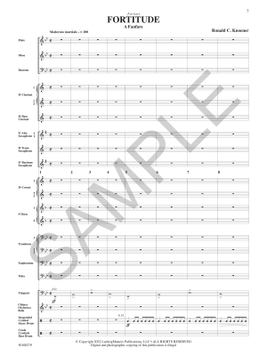 Fortitude: A Fanfare - Knoener - Concert Band - Gr. 3