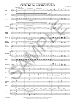 Prelude on Adeste Fidelis - Traditional/Martin - Concert Band - Gr. 3