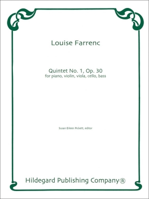 Hildegard Publishing Company - Piano Quintet No. 1 - Farrenc/Pickett - Score/Parts