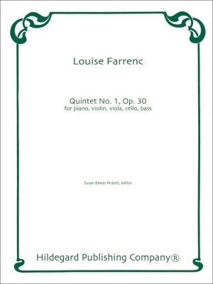 Hildegard Publishing Company - Piano Quintet No. 1 - Farrenc/Pickett - Score/Parts