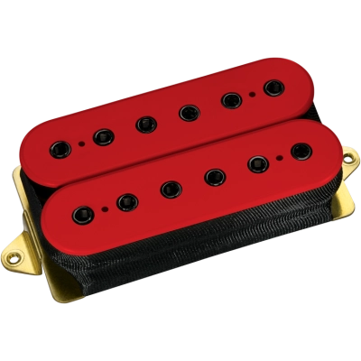 DiMarzio - PAF Joe Humbucker Pickup, F-spaced - Red with Black Poles