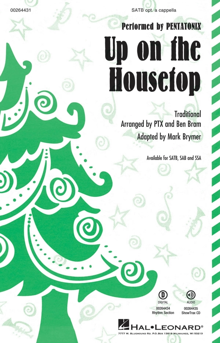 Up on the Housetop - Pentatonix/Brymer - SATB