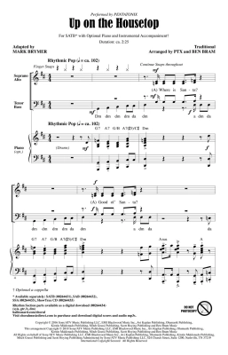 Up on the Housetop - Pentatonix/Brymer - SATB