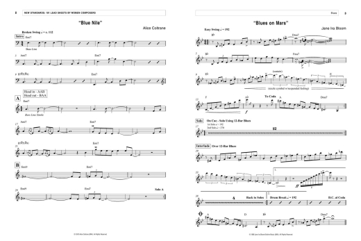 New Standards: 101 Lead Sheets By Women Composers - Carrington - Book