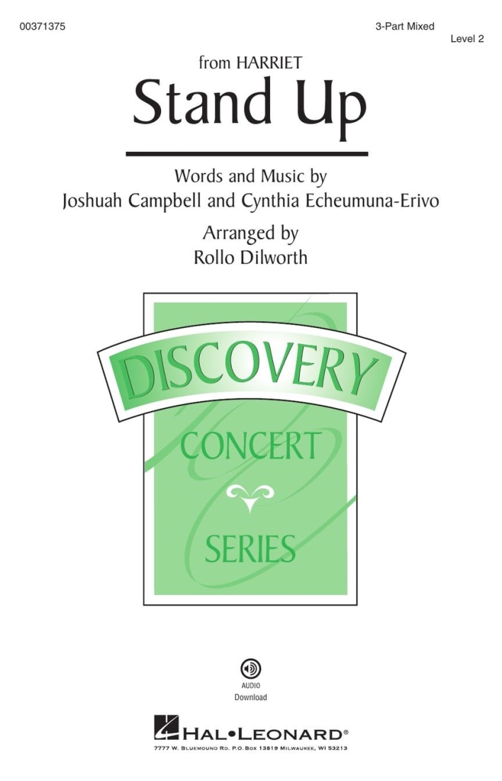 Stand Up (from Harriet)�� Campbell, Echeumuna-Erivo, Dilworth�� 3�voix mixtes