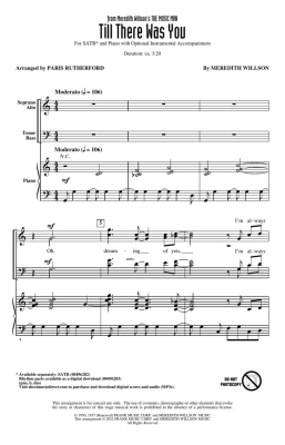 Till There Was You (From The Music Man) - Willson/Rutherford - SATB