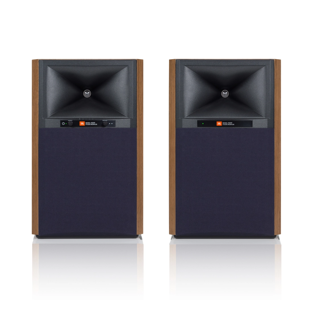 4305P 5.25\'\' Powered Studio Monitors - Walnut (Pair)