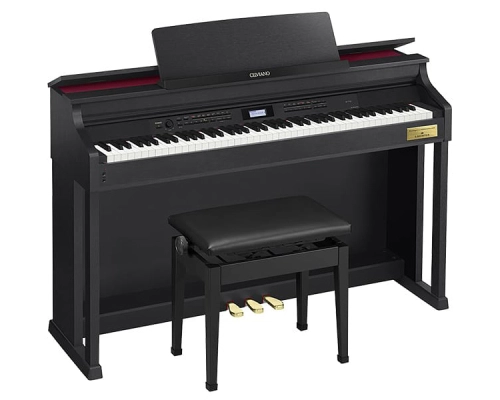 Celviano AP-710BK 88-Key Digital Piano with Bench - Satin Black