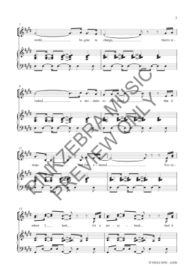 It Feels New (A Winter Song) - Pinkzebra - SATB