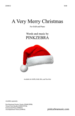 Pinkzebra Music - A Very Merry Christmas - Pinkzebra  SAB