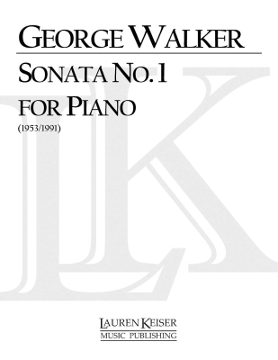 Piano Sonata No. 1 - Walker - Piano - Sheet Music