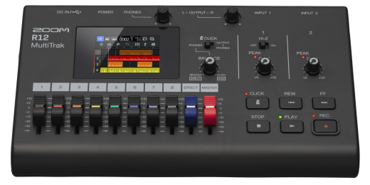 R12 MultiTrak 8-Track Recorder/Interface with Touchscreen