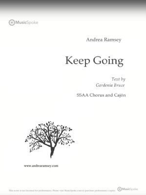 Keep Going - Bruce/Ramsey - SSAA