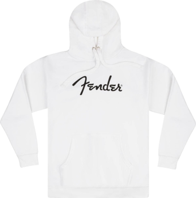 Fender - Fender Spaghetti Logo Hoodie, Olympic White