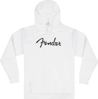 Fender Spaghetti Logo Hoodie, Olympic White - M