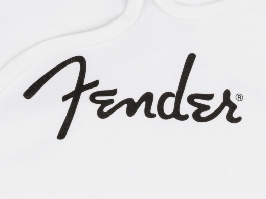 Fender Spaghetti Logo Hoodie, Olympic White - M