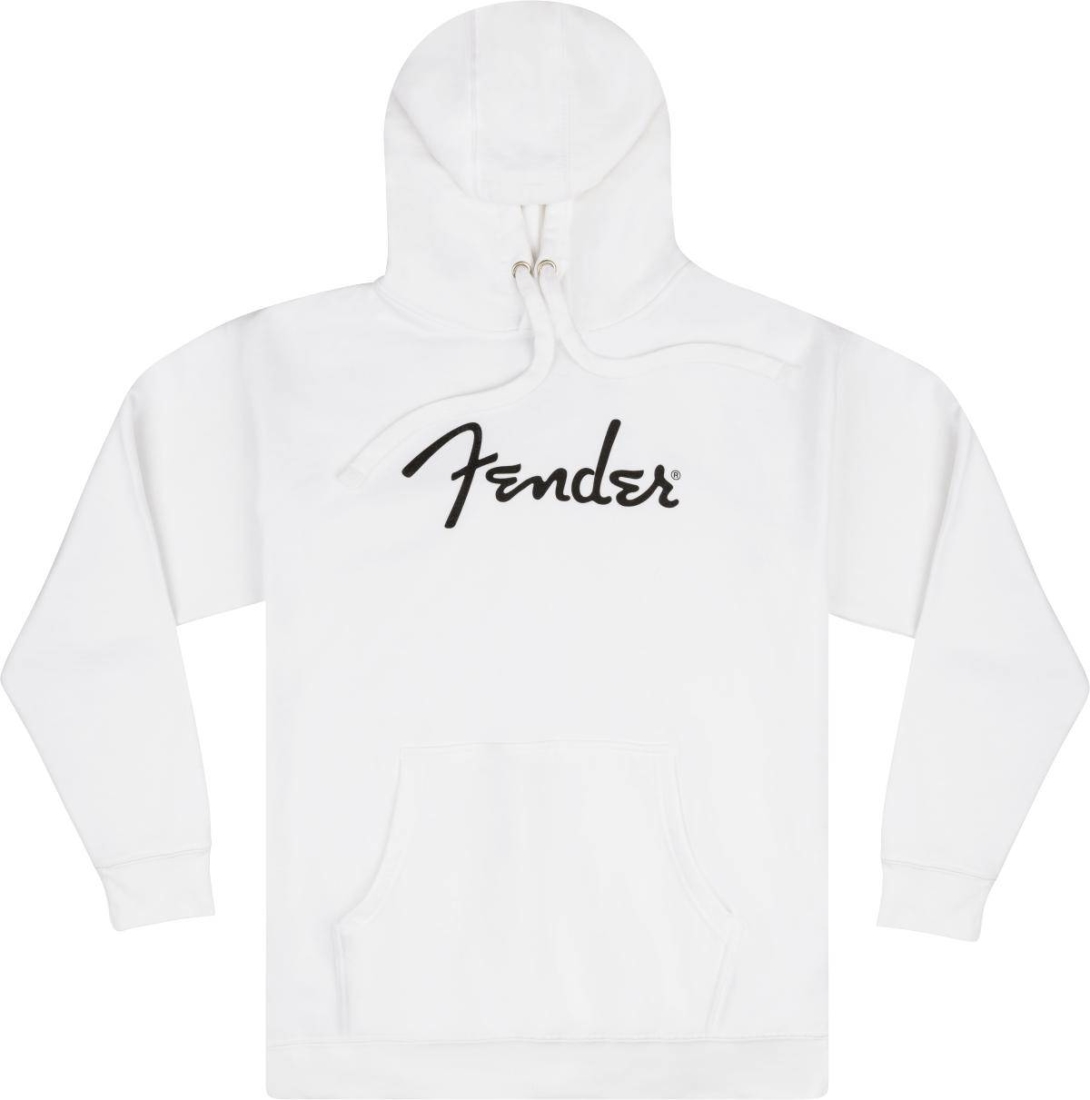 Fender Spaghetti Logo Hoodie, Olympic White - XXL
