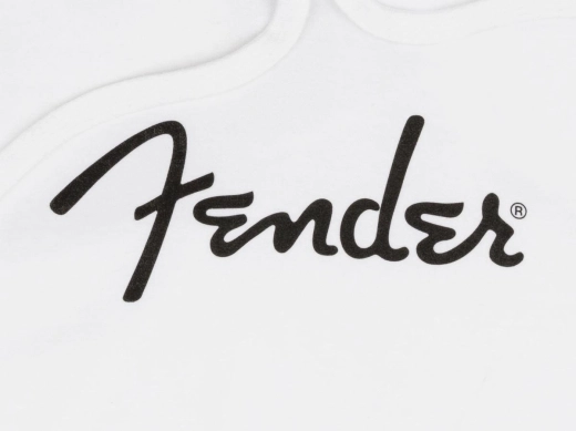 Fender Spaghetti Logo Hoodie, Olympic White - XXL