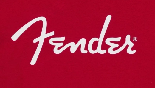 Fender Spaghetti Logo T-Shirt, Dakota Red - XL