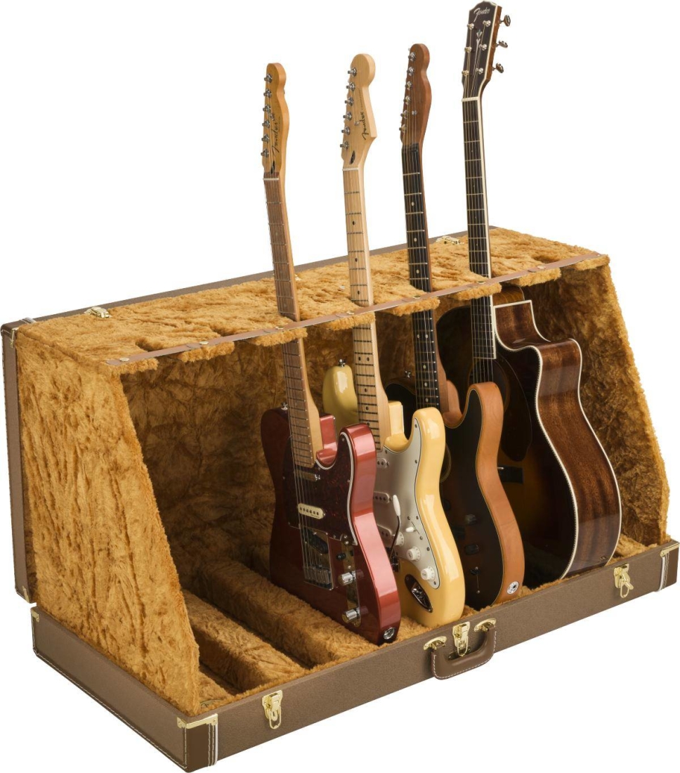 Classic Series Case Stand - 7 Guitar, Brown