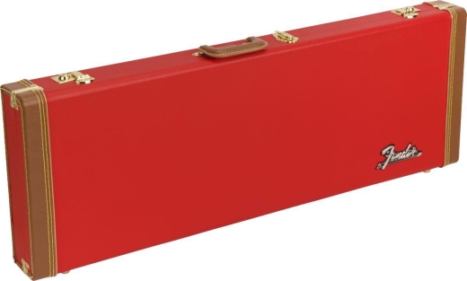 Fender - Classic Series Wood Case for Strat/Tele - Fiesta Red