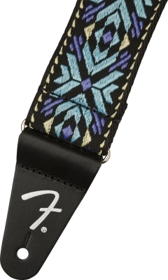 2\'\' Pasadena Woven Strap - Blue Snowflake