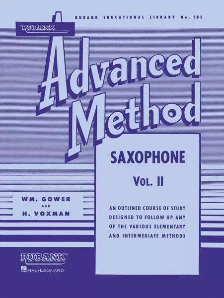 Rubank Advanced Method - Saxophone Vol. 2