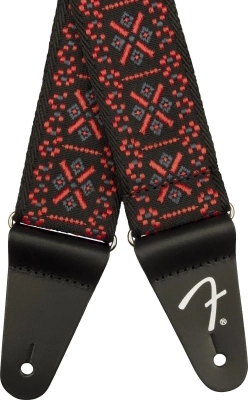 2\'\' Pasadena Woven Strap - Lattice Red