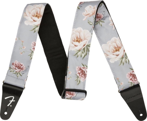 2\'\' Floral Strap - Gray