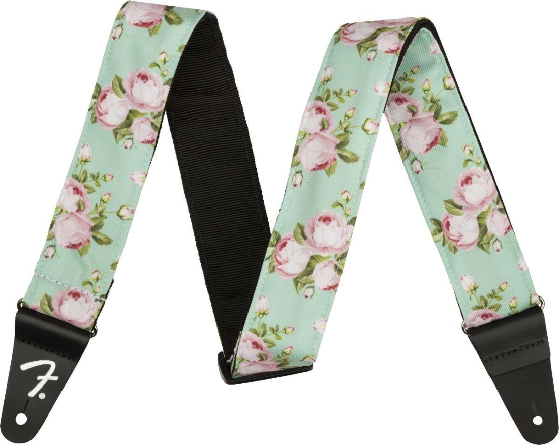 2\'\' Floral Strap - Surf Green