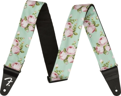 Fender - 2 Floral Strap - Surf Green