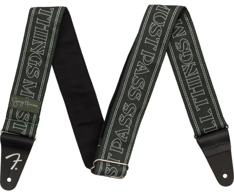 Fender - 2 George Harrison All Things Must Pass Logo Strap - Green