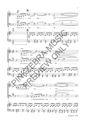 Amazing  Pinkzebra - SATB