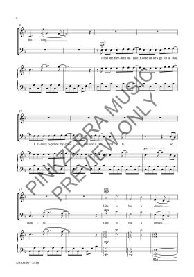 Amazing  Pinkzebra - SATB