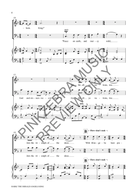 Hark! The Herald Angels Sing - Pinkzebra - SATB