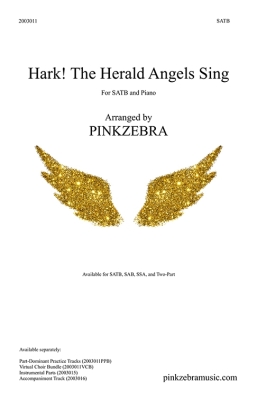 Pinkzebra Music - Hark! The Herald Angels Sing - Pinkzebra - SATB